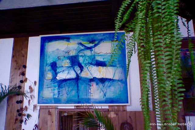 絵画「光る海」前田えみ子作